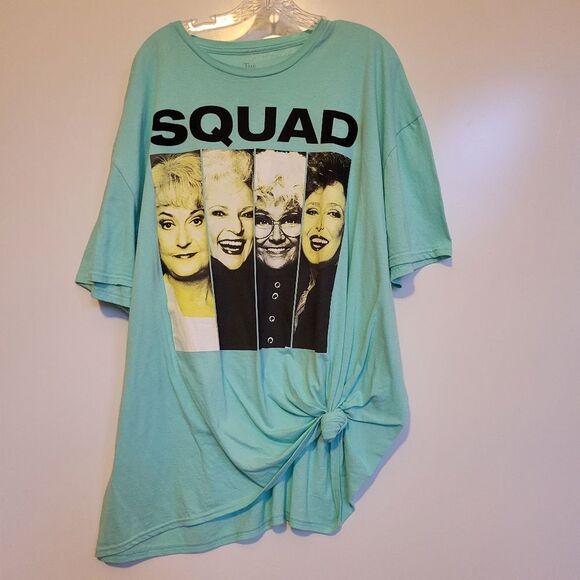 NEW 3X GOLDEN GIRLS SQUAD MINT GREEN TSHIRT TOP NWOT NO TAGS - Picture 6 of 6